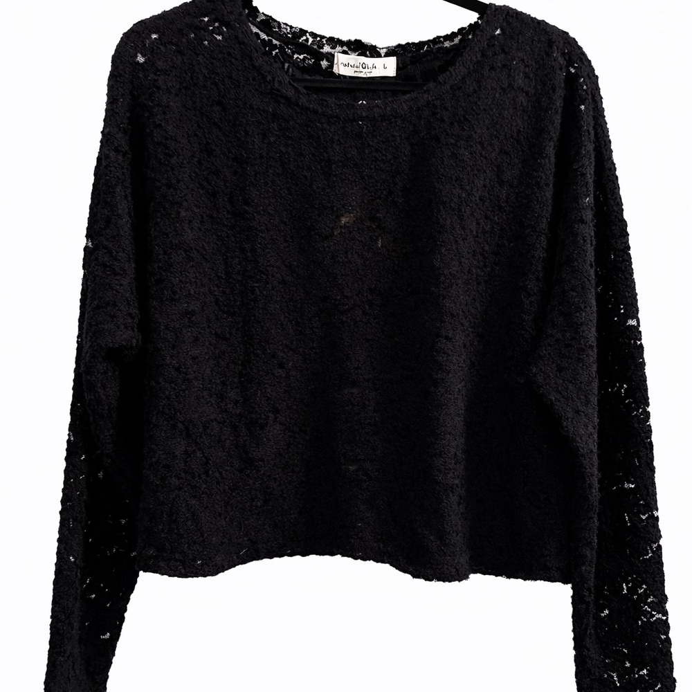NWT Natural Life Lace Top Size L